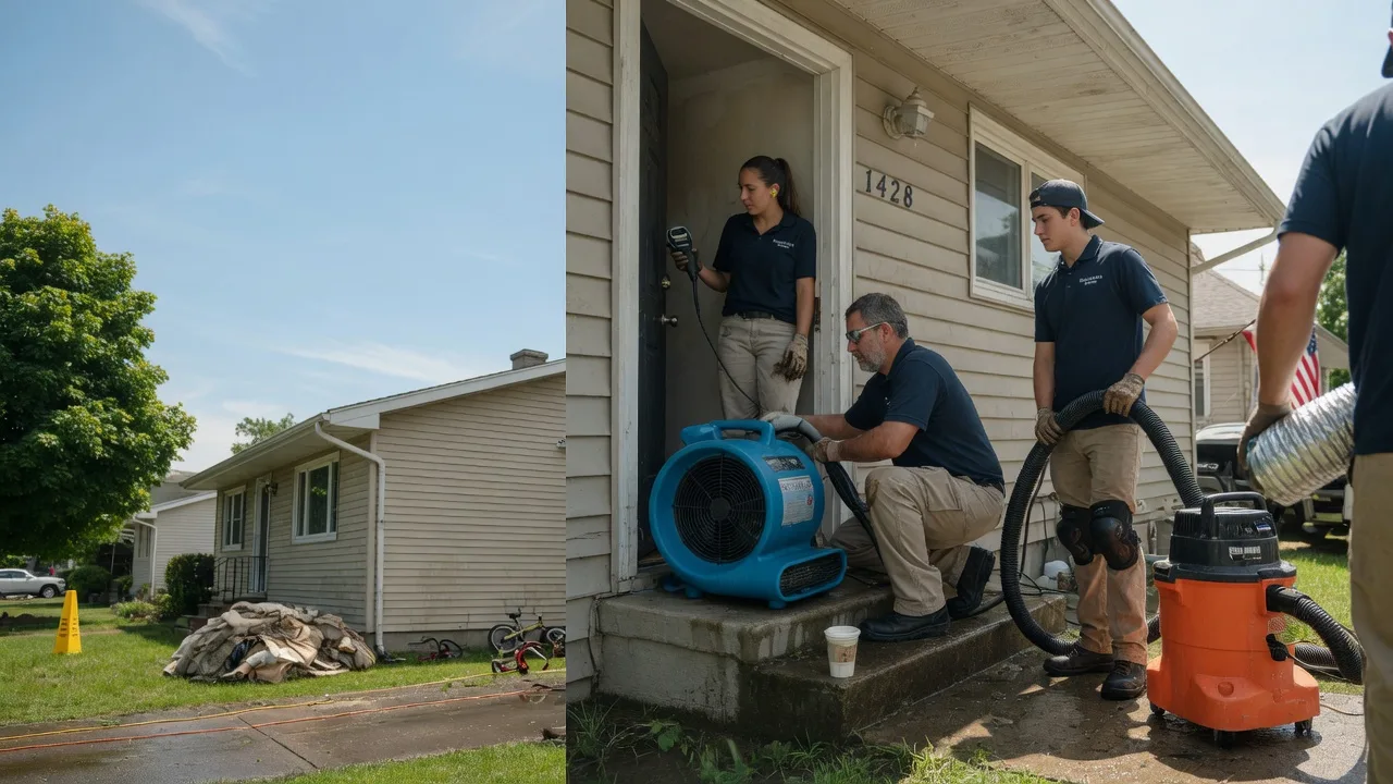 Water Damage Restoration in Elkhart, IL near me